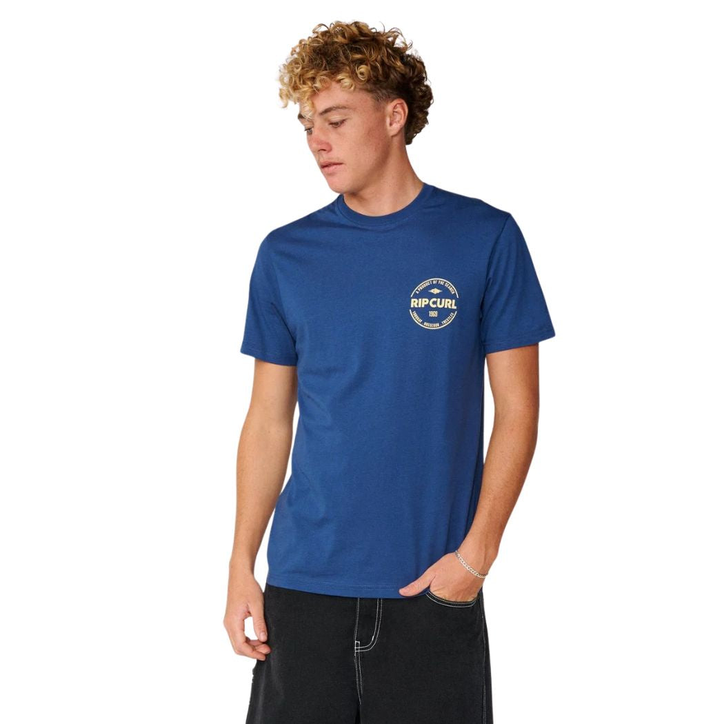 Rip Curl Staple Tee Light Navy