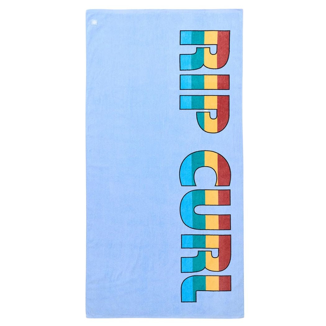 Rip Curl Stephanie Gilmore Velour Towel Sky Blue