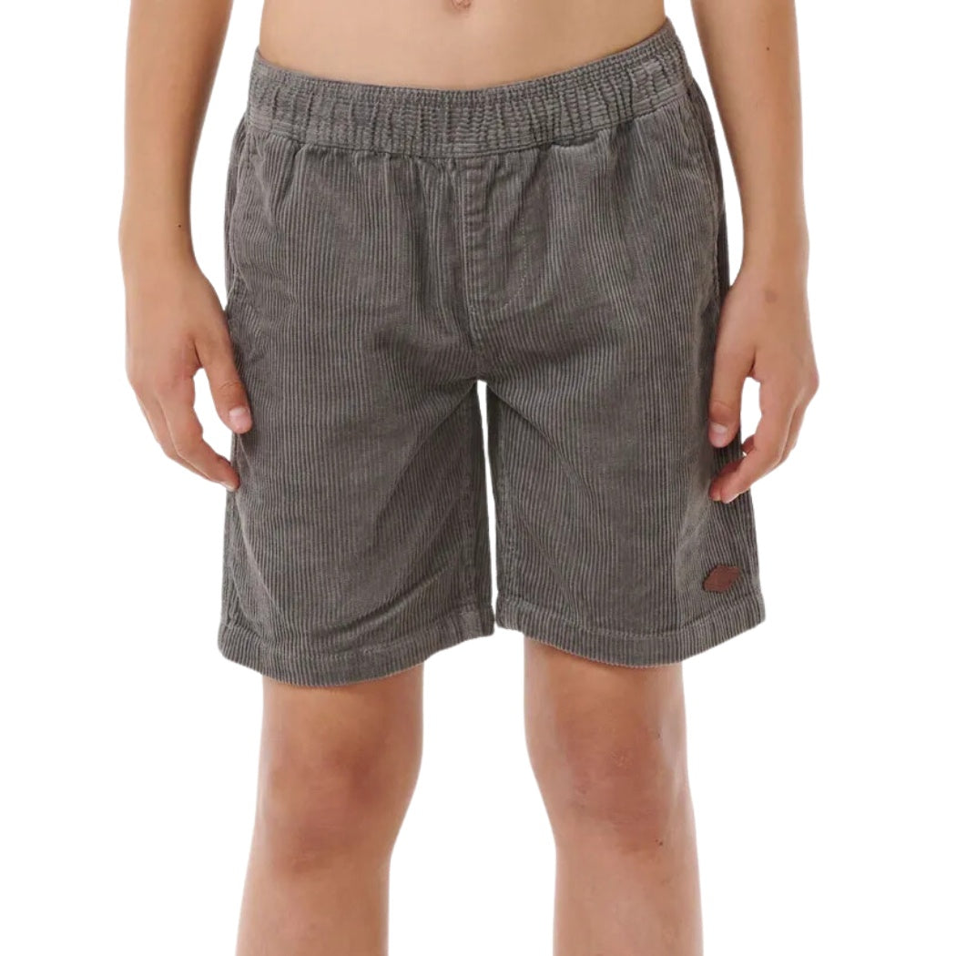 Rip Curl Surf Cord Volley Boy Charcoal Grey 