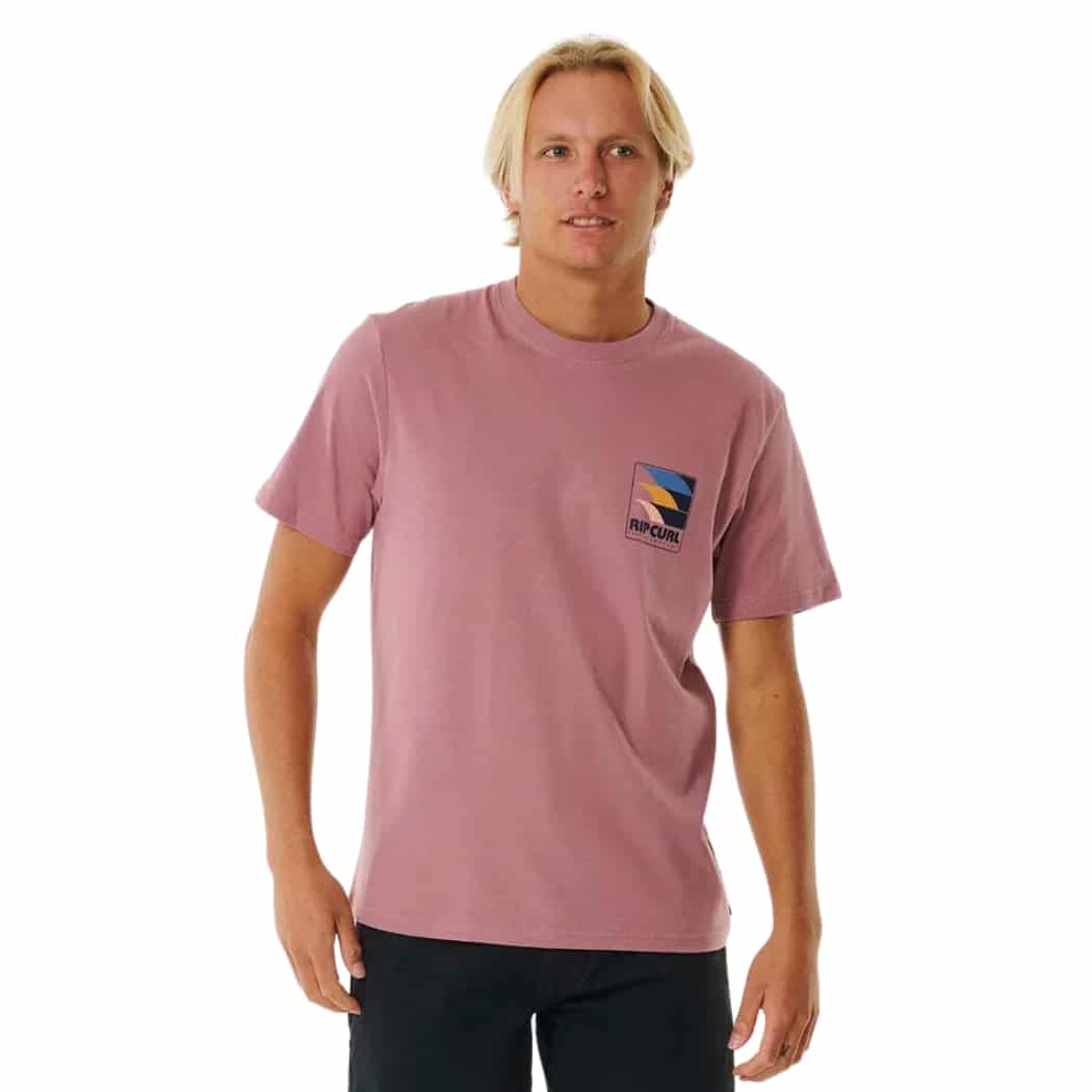 Rip Curl Surf Revival Line Up Tee Mauve