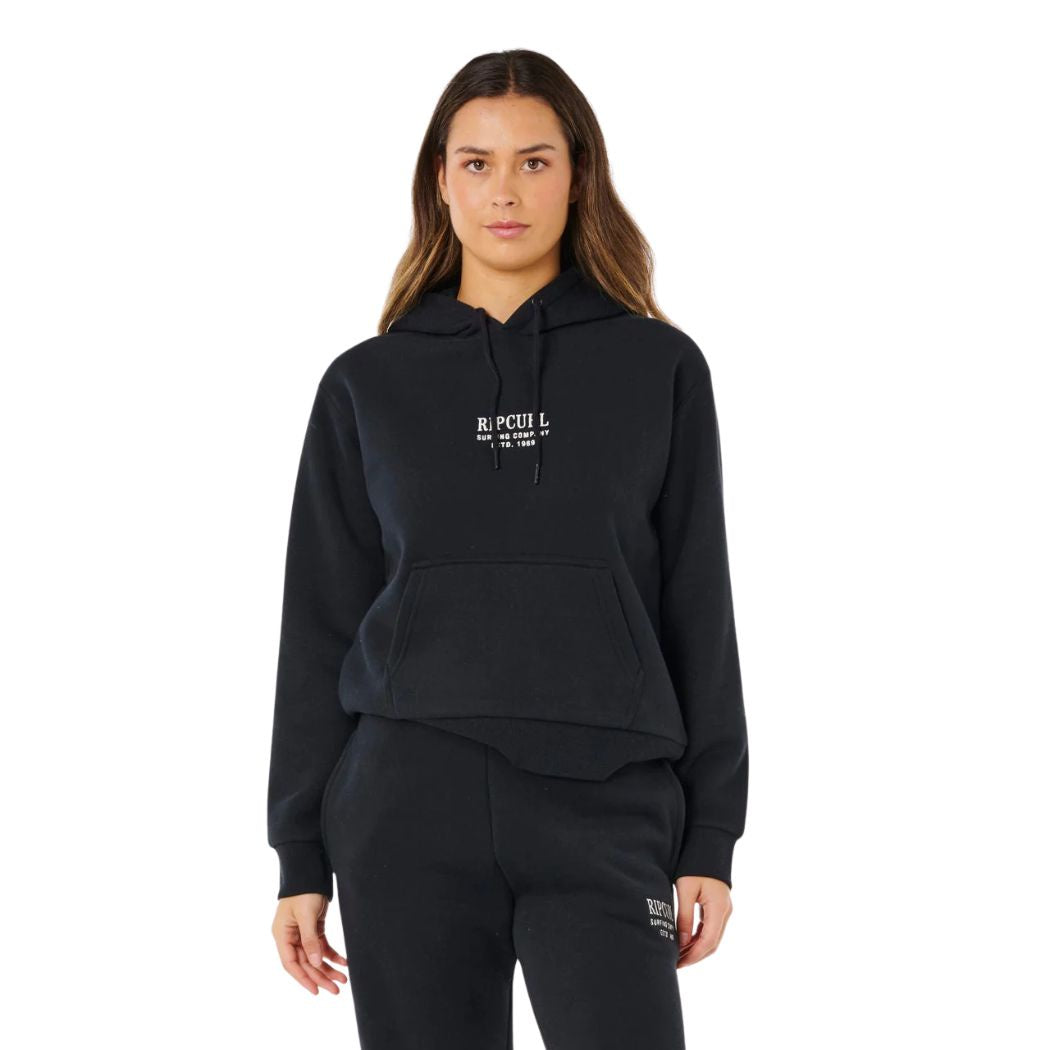 Rip Curl Surf Staple Relaxed Hoodie Black