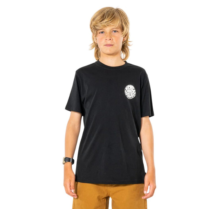 Rip Curl Wetsuit Icon Tee Boys Black