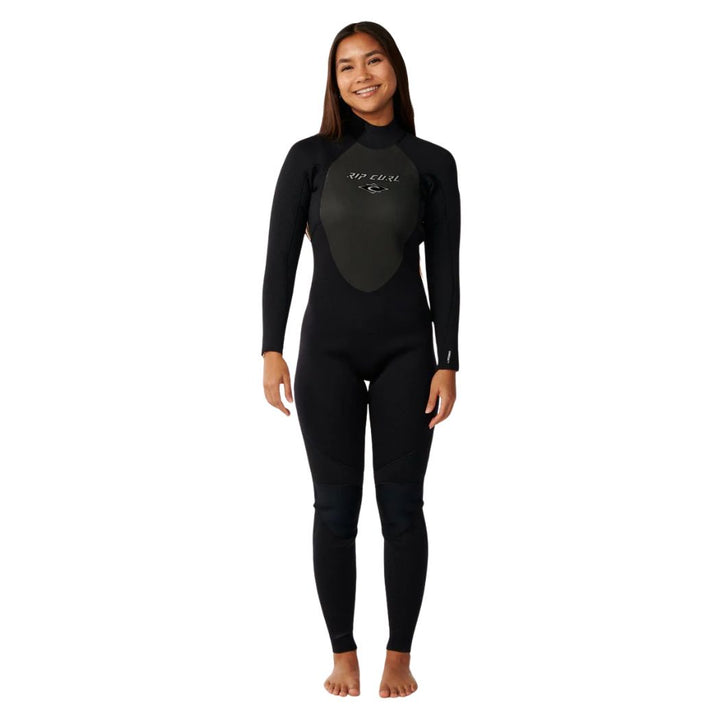 Rip Curl Womens Trad BZ 32 Flatlock Wetsuit Black