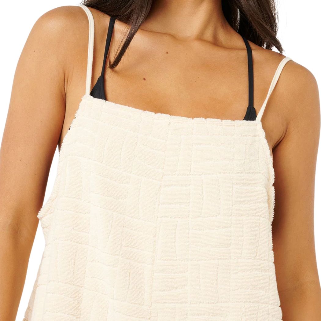 Rip Curl Aloha State Terry Romper Off White
