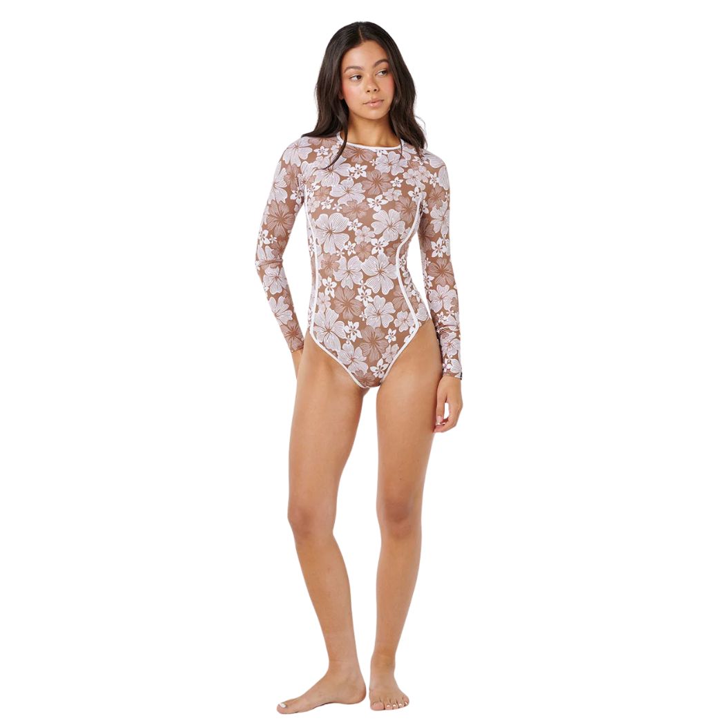 Rip Curl Aloha State UPF Surfsuit Brown