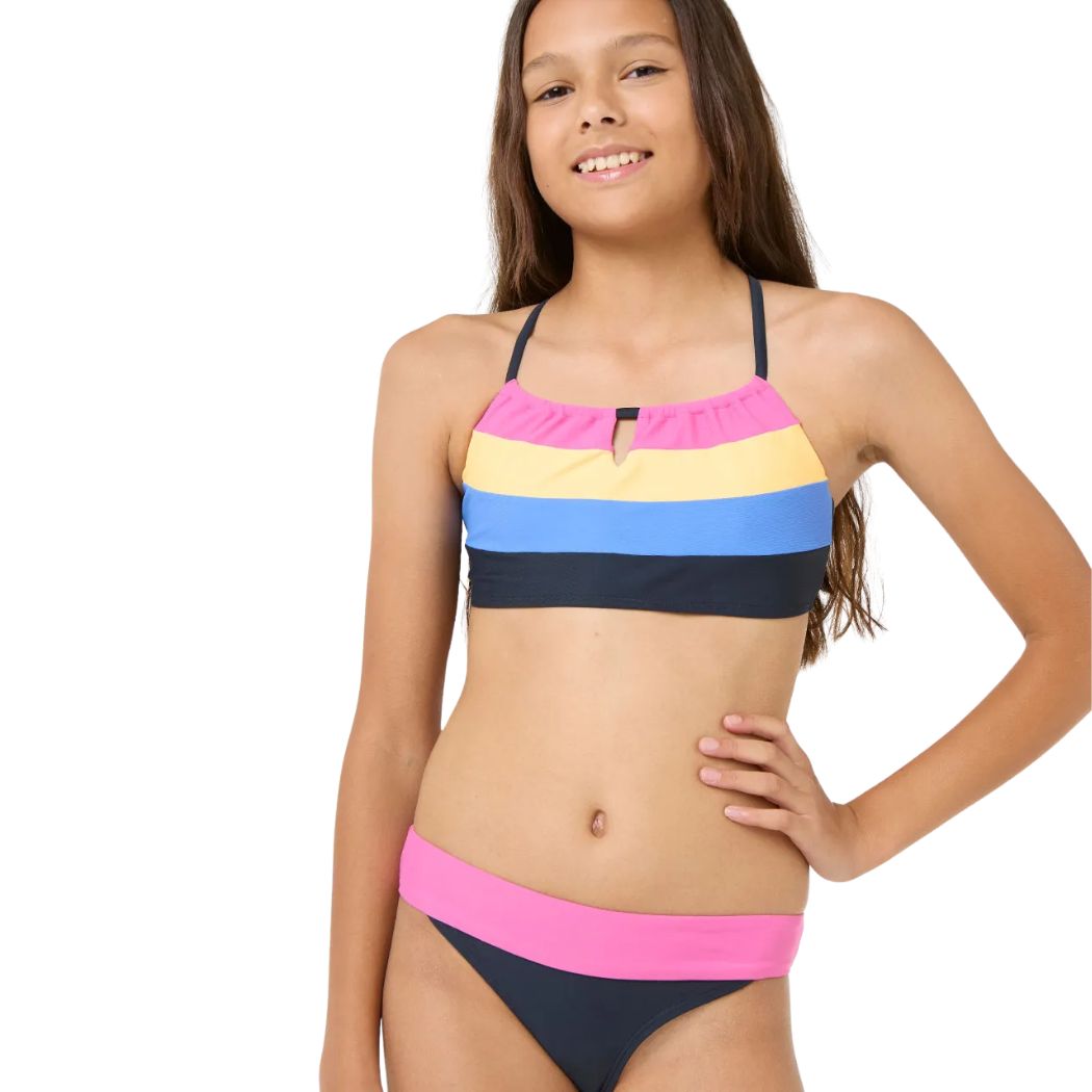 Rip Curl Block Party 3 Piece Set Girl Navy