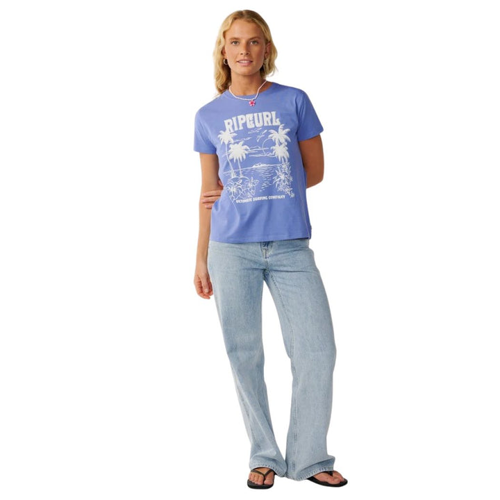 Rip Curl Bossa Nova Tee Mid Blue