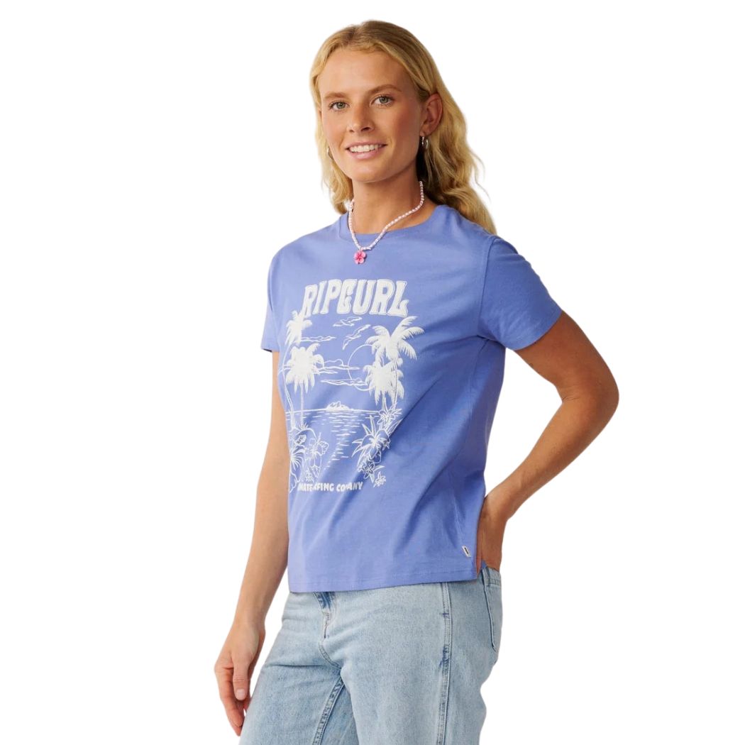 Rip Curl Bossa Nova Tee Mid Blue