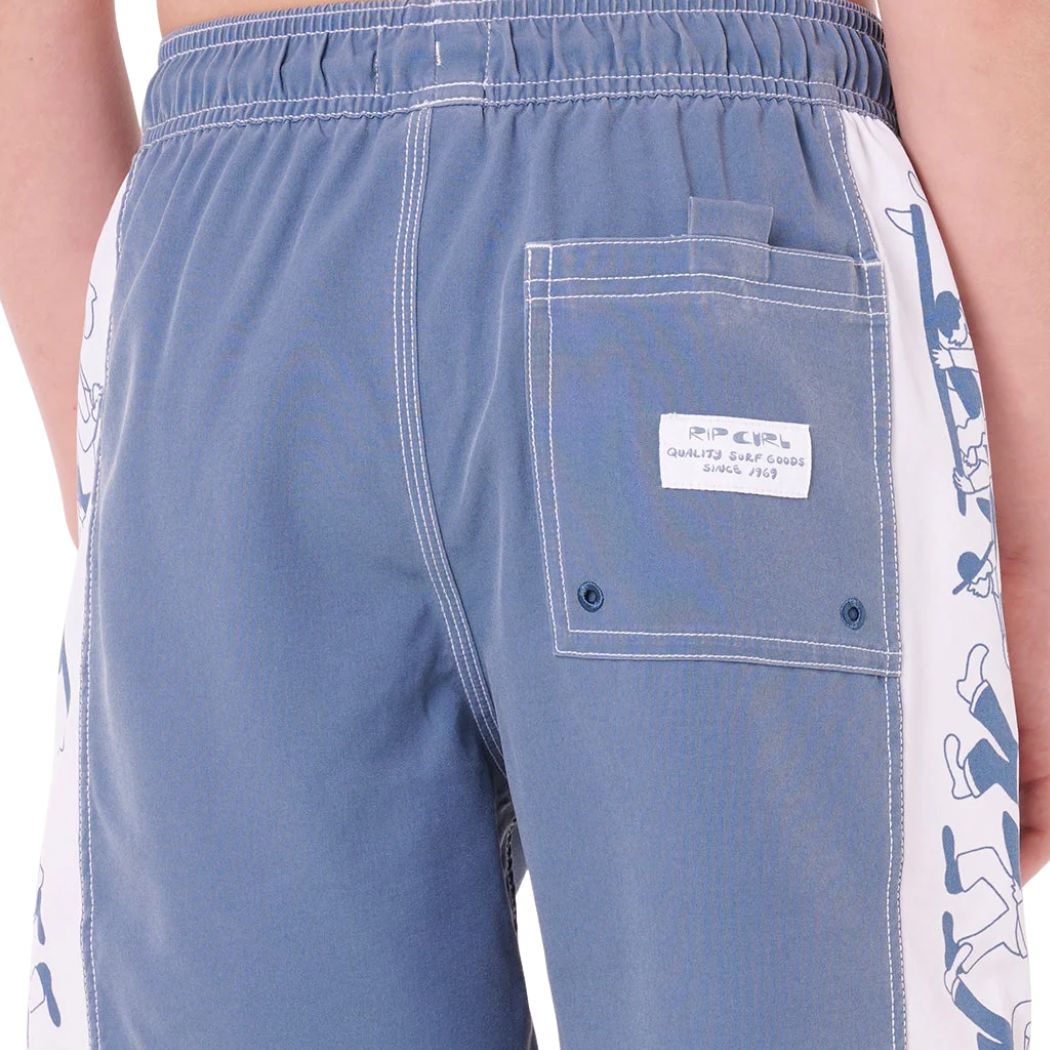 Rip Curl Boys Sideways Volley Boardshort Bluefin