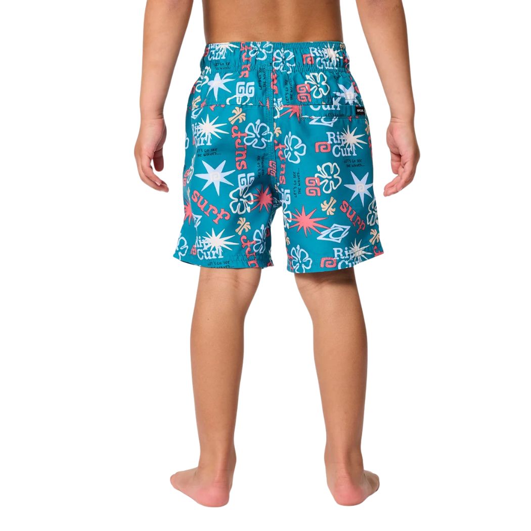 Rip Curl Boys Wave Dayz Volley Boardshort Storm Blue