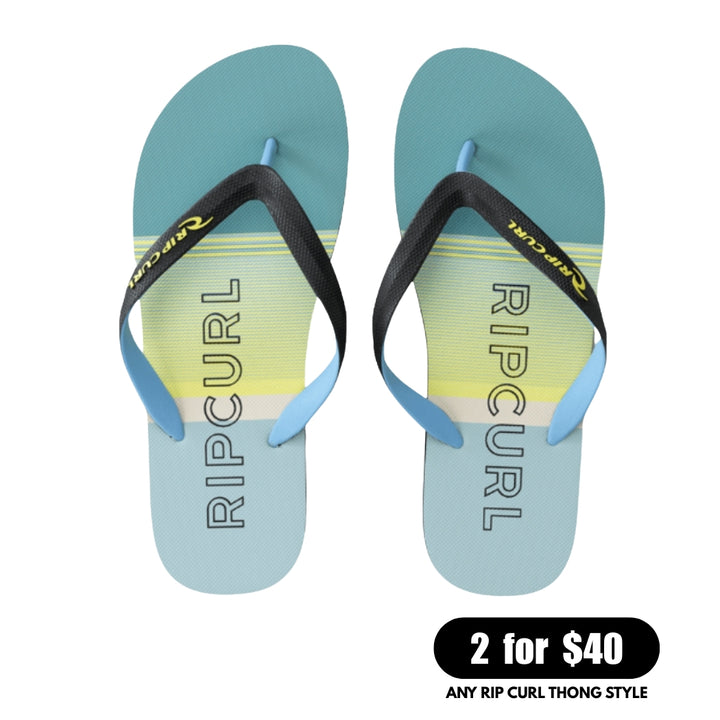 Rip Curl Breakers Bloom Open Toe Blue Lagoon