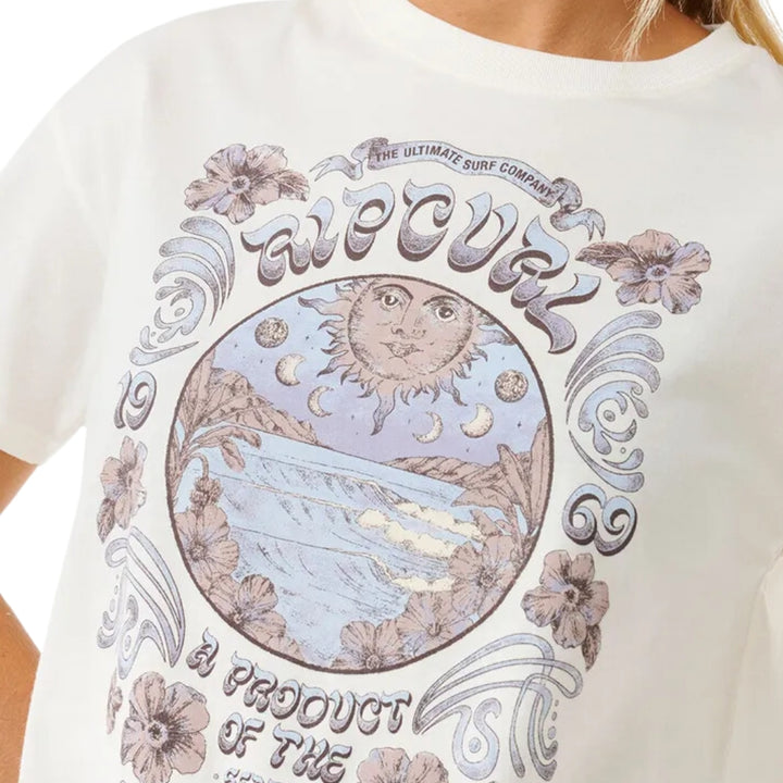 Rip Curl Celestial Search Relaxed Tee Off White