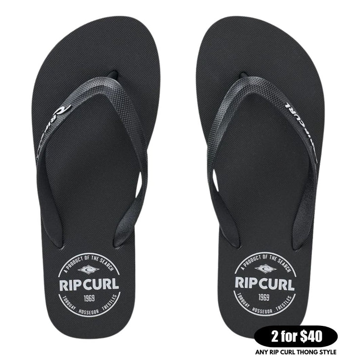 Rip Curl Classic Surf Bloom Thong Black