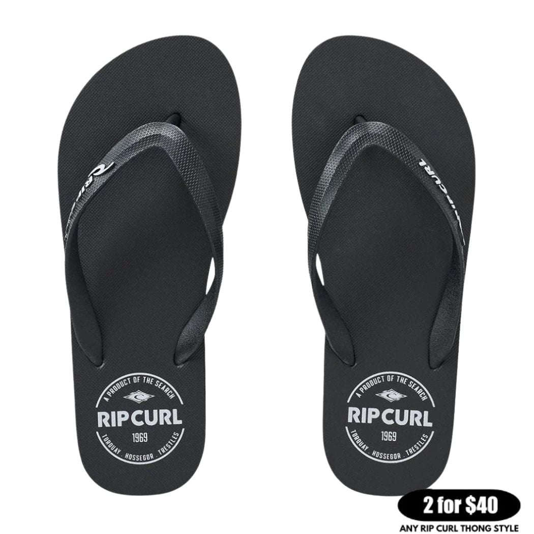 Rip Curl Classic Surf Bloom Thong Black