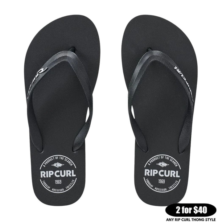 Rip Curl Classic Surf Bloom Thong Black