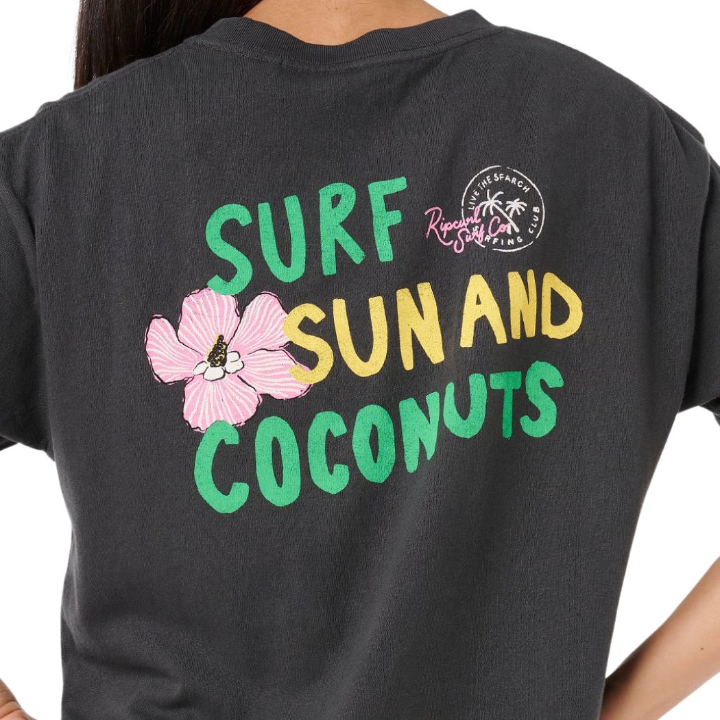 Rip Curl Coconut Relaxed Tee Azure Blue