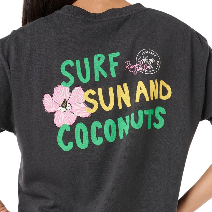 Rip Curl Coconut Relaxed Tee Azure Blue