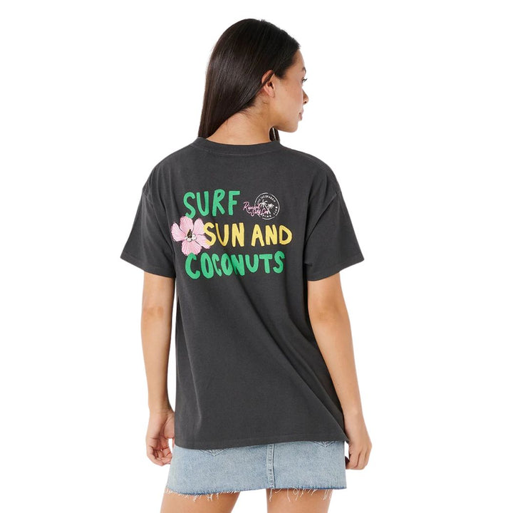 Rip Curl Coconut Relaxed Tee Azure Blue