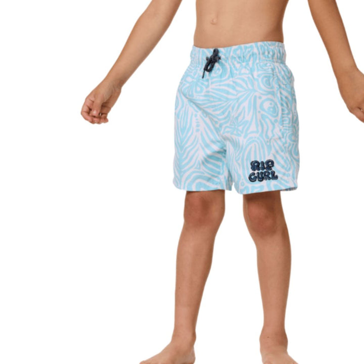 Rip Curl Cosmic Surfing Volley Boy Light Blue