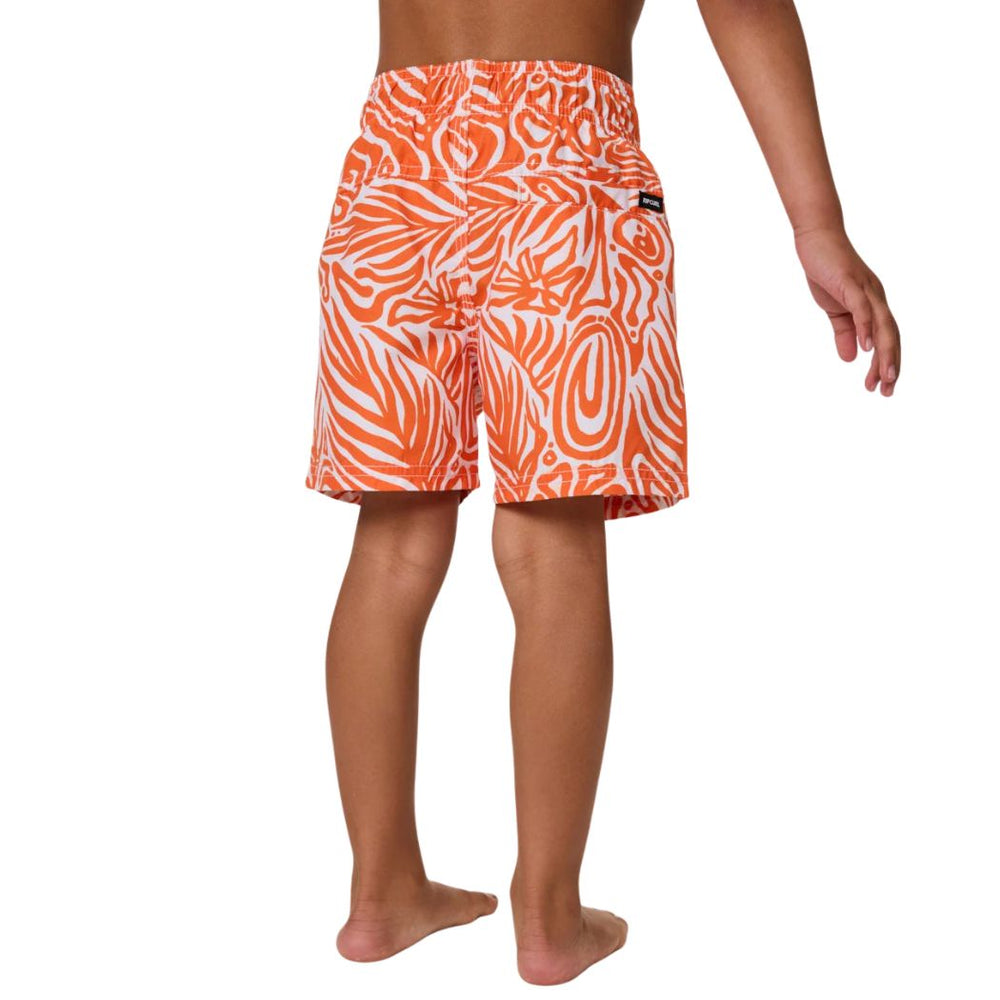 Rip Curl Cosmic Surfing Volley Boy Mandarin Orange
