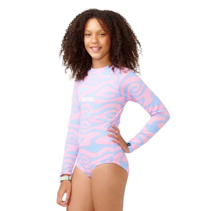 Rip Curl Cosmic UPF Surf Suit Girl Mid Blue