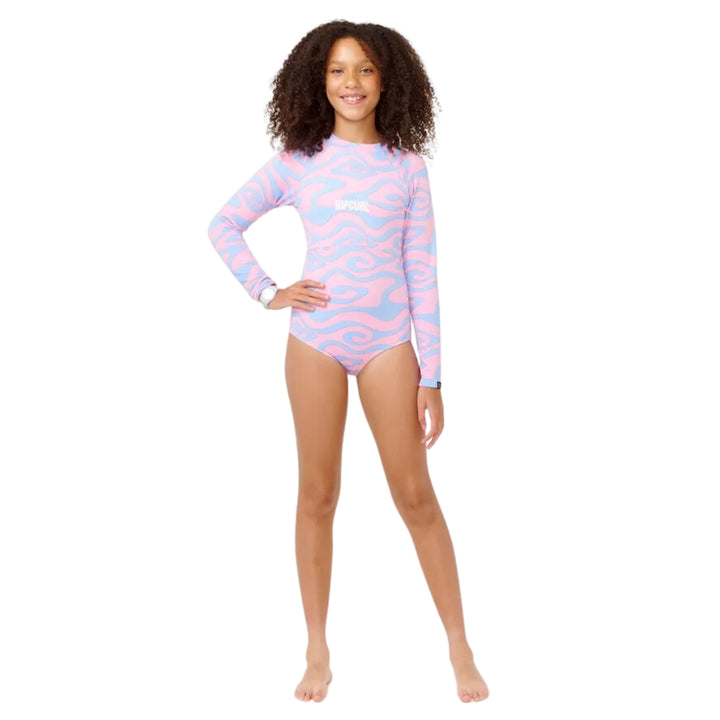 Rip Curl Cosmic UPF Surf Suit Girl Mid Blue