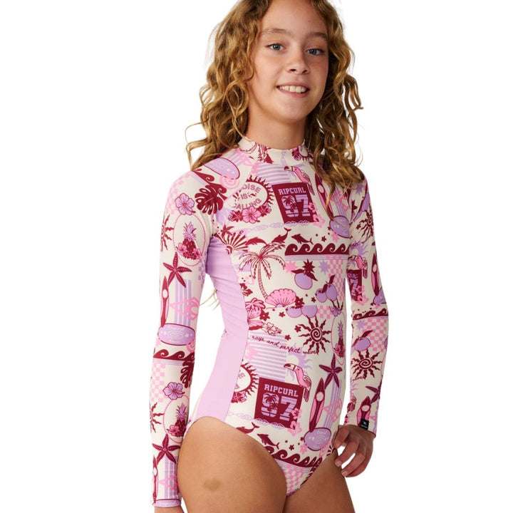 Rip Curl Girl Costa Del Sol Surfsuit Lilac