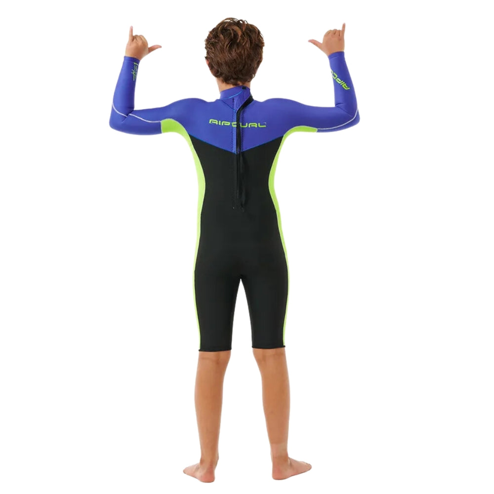 Rip Curl Dawn Patrol LS 2mm Back zip Spring Suit Wild Berry