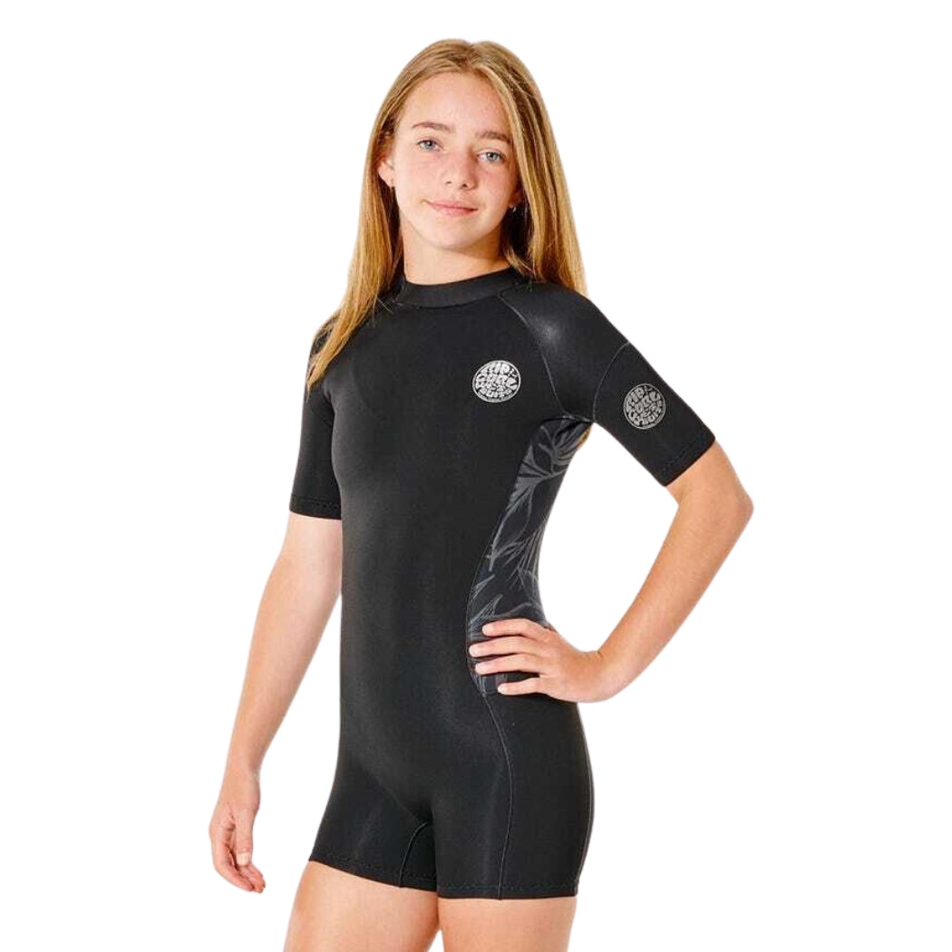 Rip Curl Dawn Patrol SS Springsuit Black Charcoal