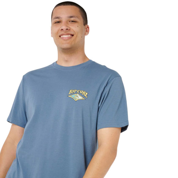Rip Curl Dazed And Tubed Tee Bluefin