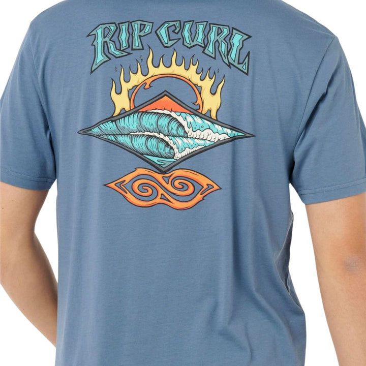 Rip Curl Dazed And Tubed Tee Bluefin