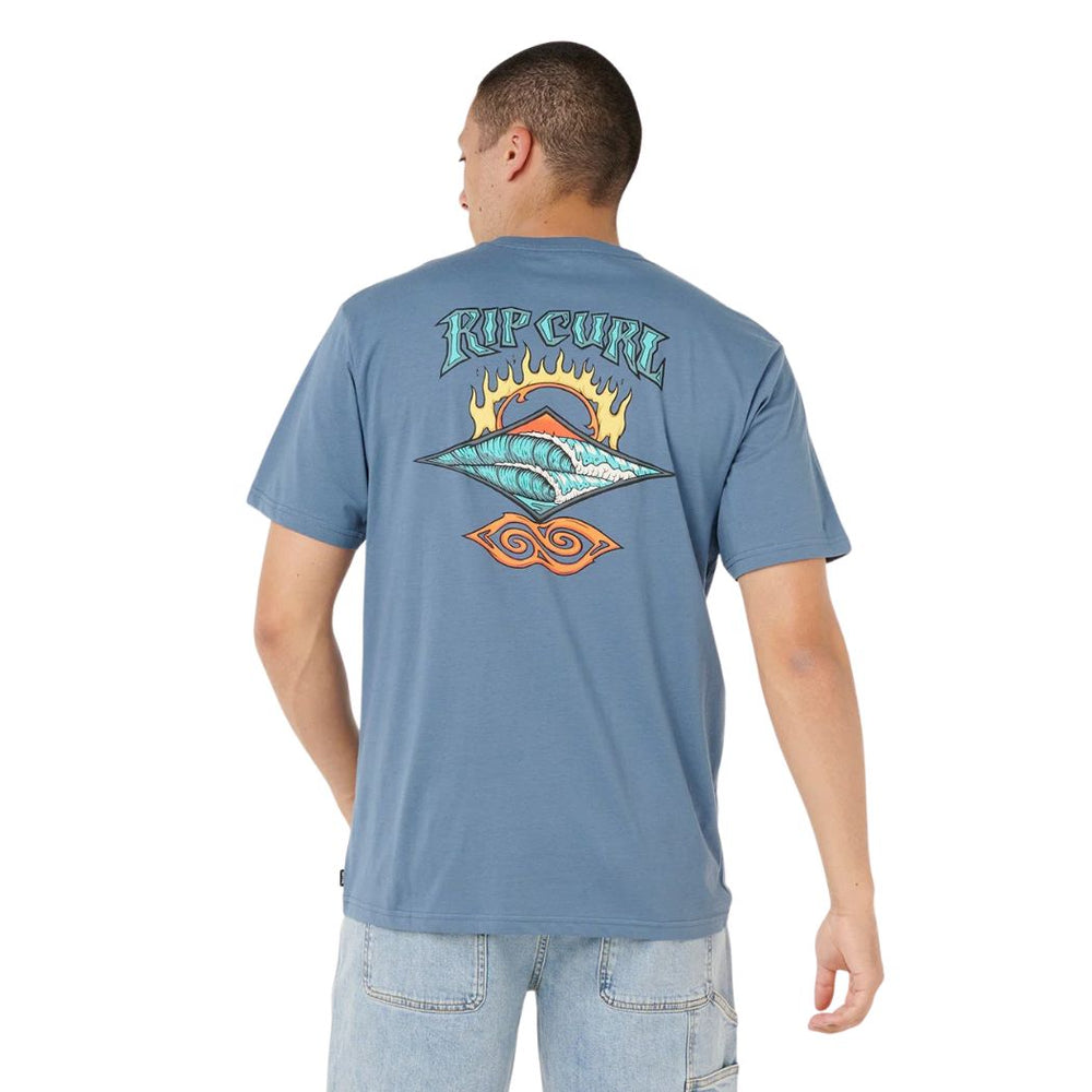 Rip Curl Dazed And Tubed Tee Bluefin