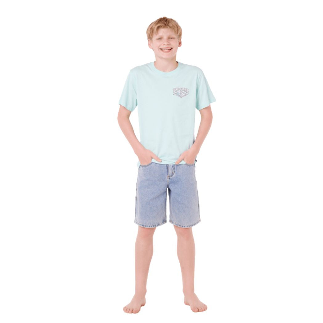 Rip Curl Dazed And Tubed Tee Boy Light Aqua