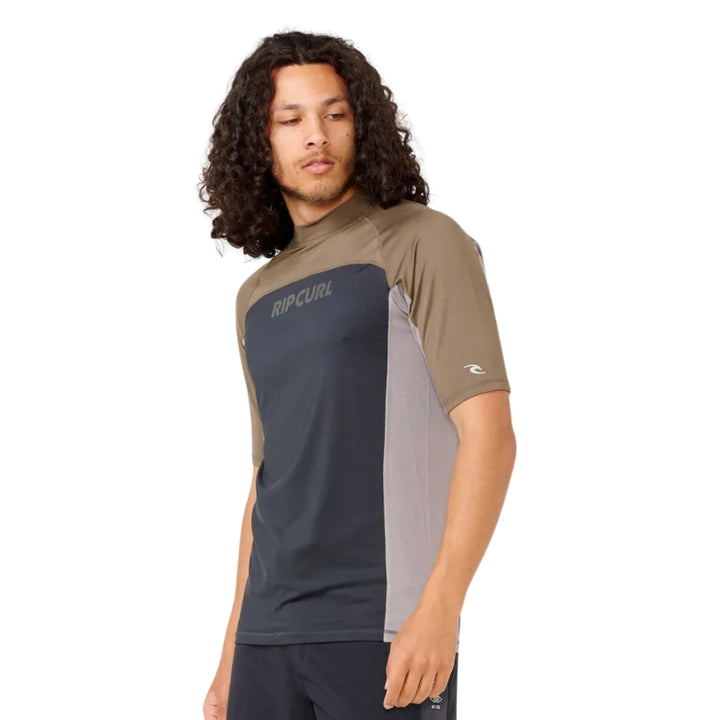 Rip Curl Drive UPF SS Rash Shirt Rock