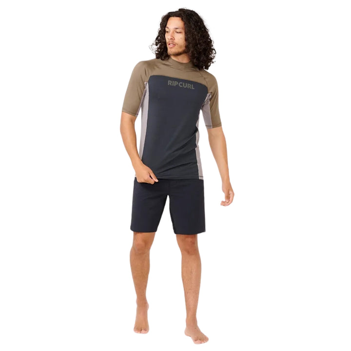 Rip Curl Drive UPF SS Rash Shirt Rock