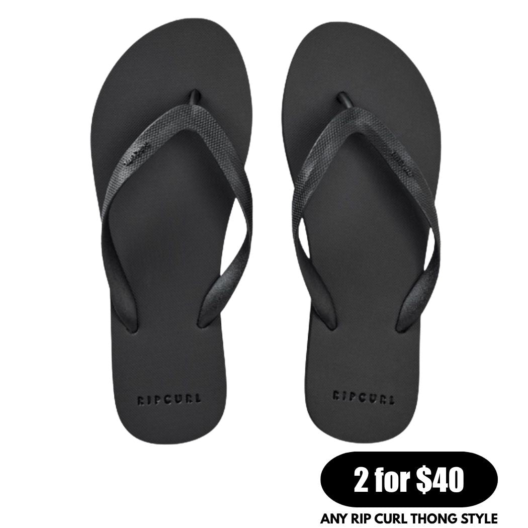 Rip Curl Essential Bloom Open Toe Black