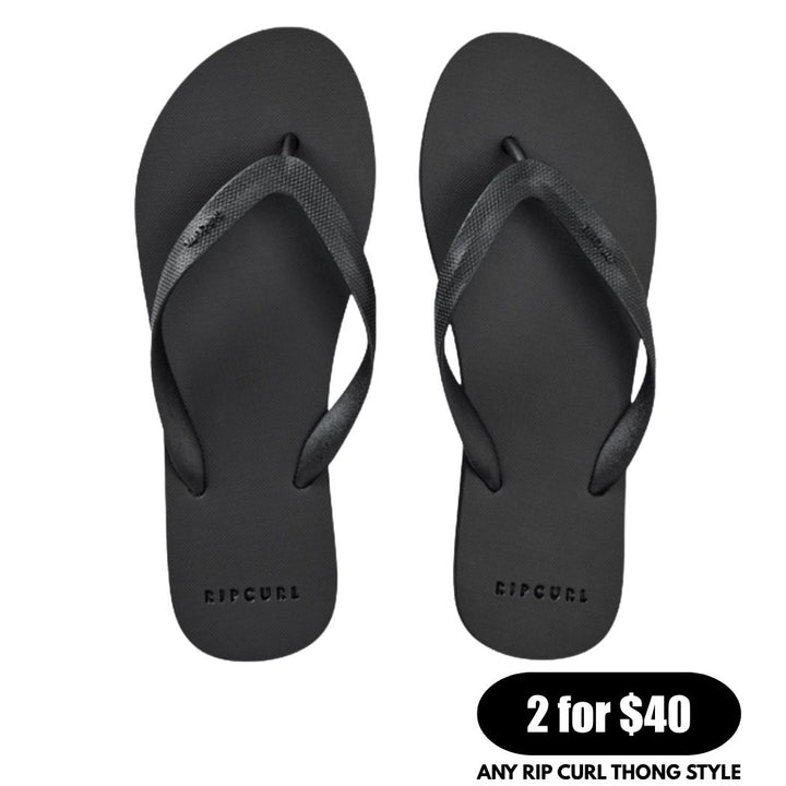 Rip Curl Essential Bloom Open Toe Black