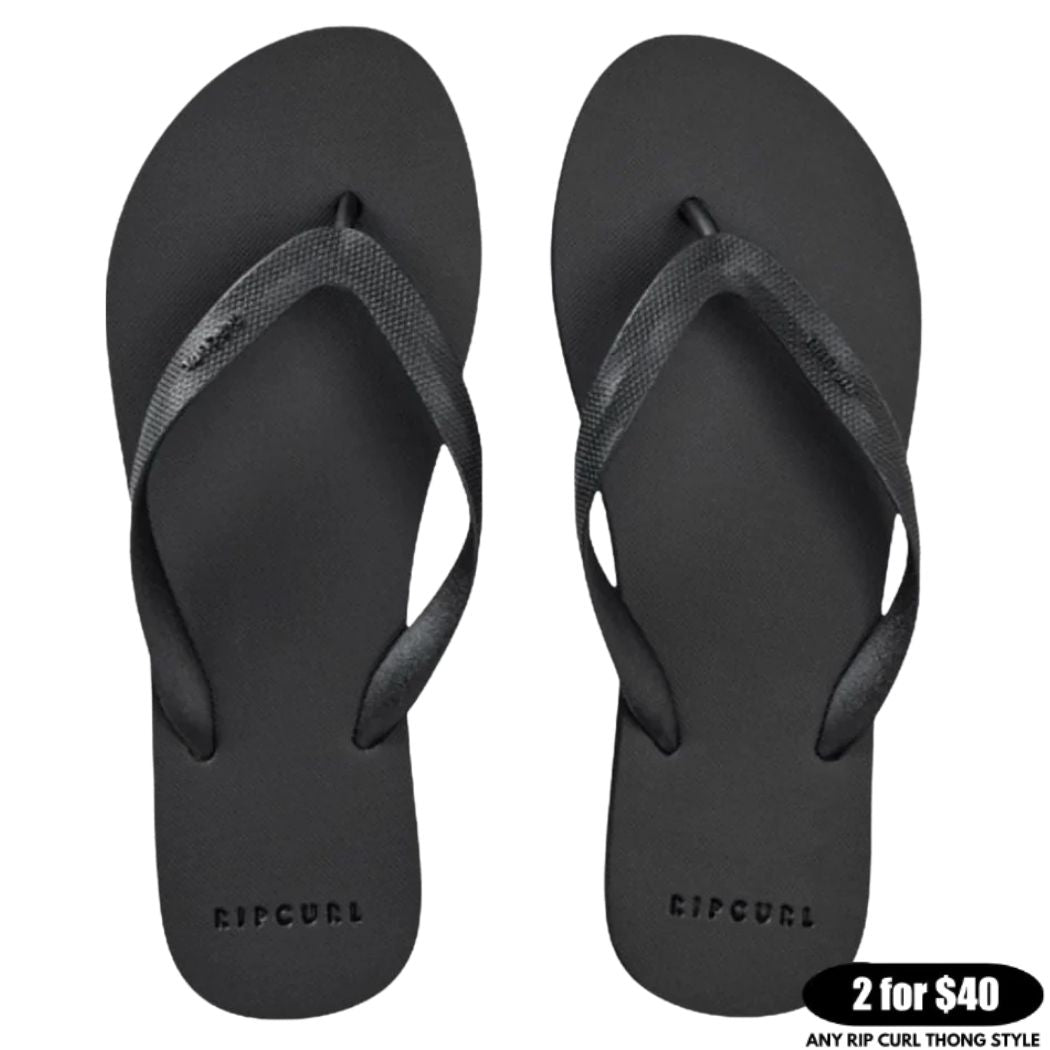 Rip Curl Essential Bloom Open Toe Black