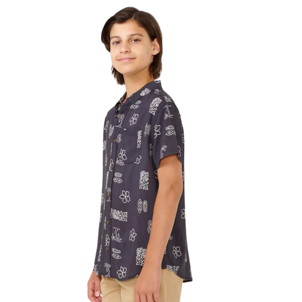 Rip Curl Evolution Shirt Boy Black