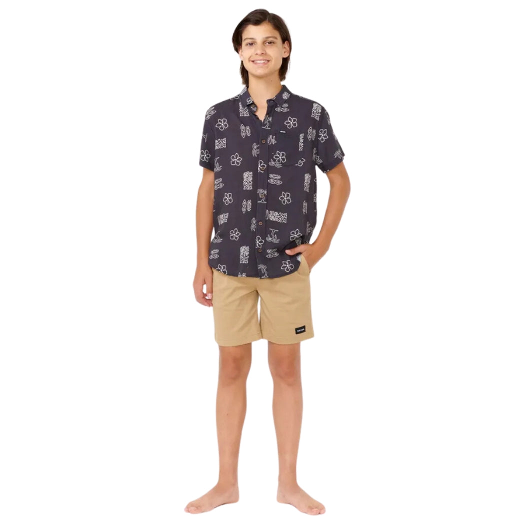 Rip Curl Evolution Shirt Boy Black