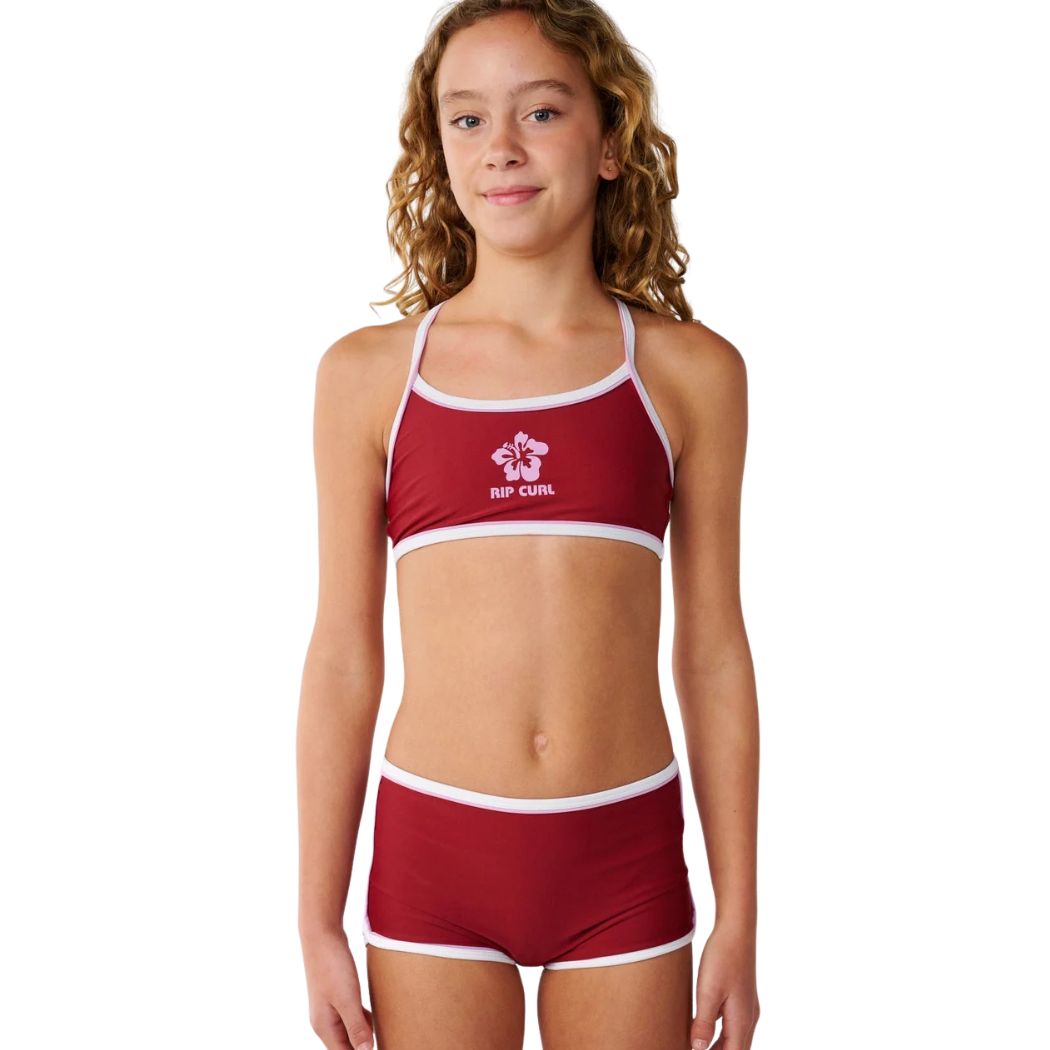 Rip Curl Girl Retro Pipe Bikini Plum
