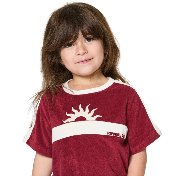 Rip Curl Girl Road Trip Terry Tee Plum
