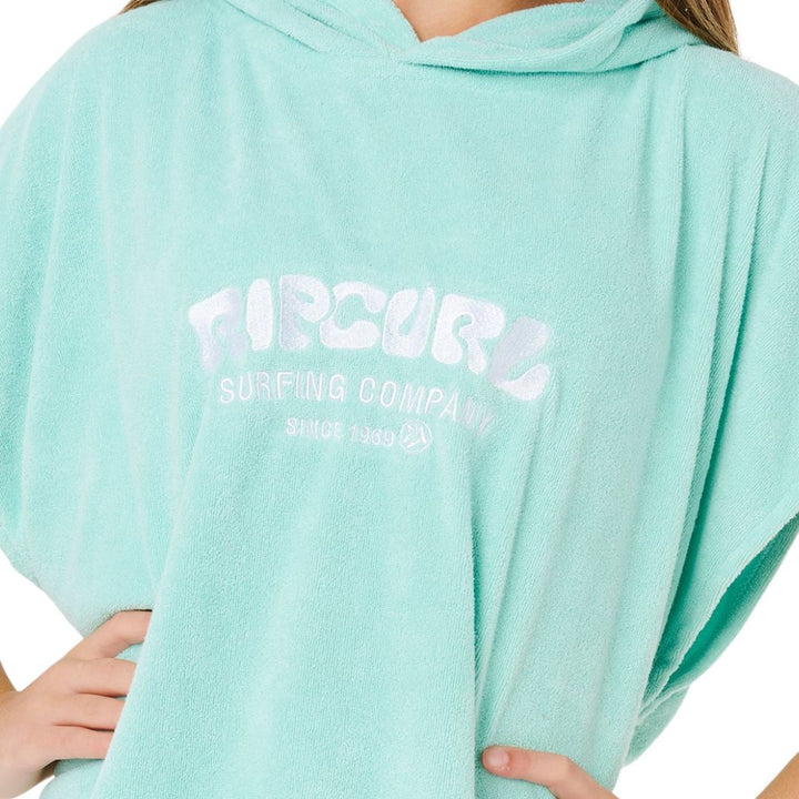 Rip Curl Girls Classic Surf Hooded Towel Teal