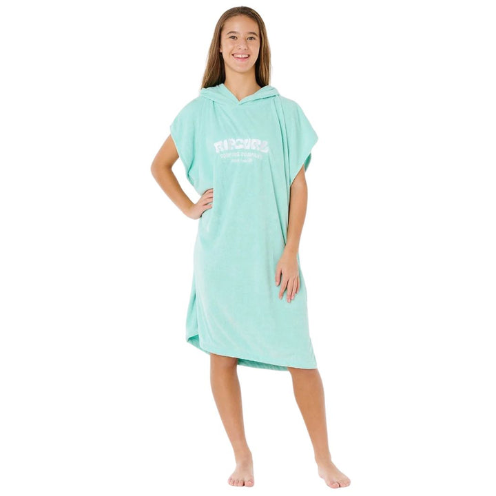 Rip Curl Girls Classic Surf Hooded Towel Teal