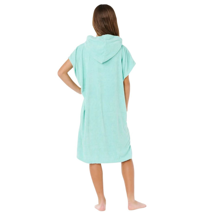 Rip Curl Girls Classic Surf Hooded Towel Teal