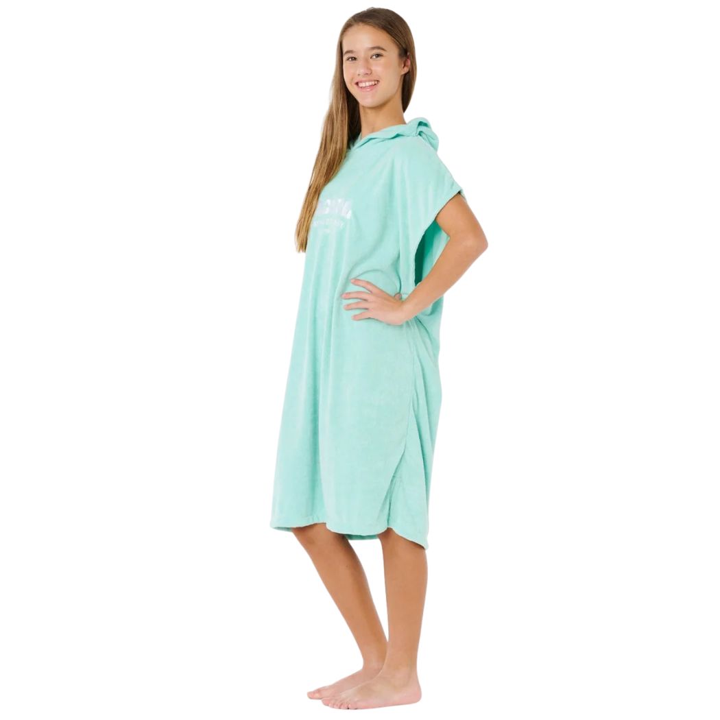 Rip Curl Girls Classic Surf Hooded Towel Teal