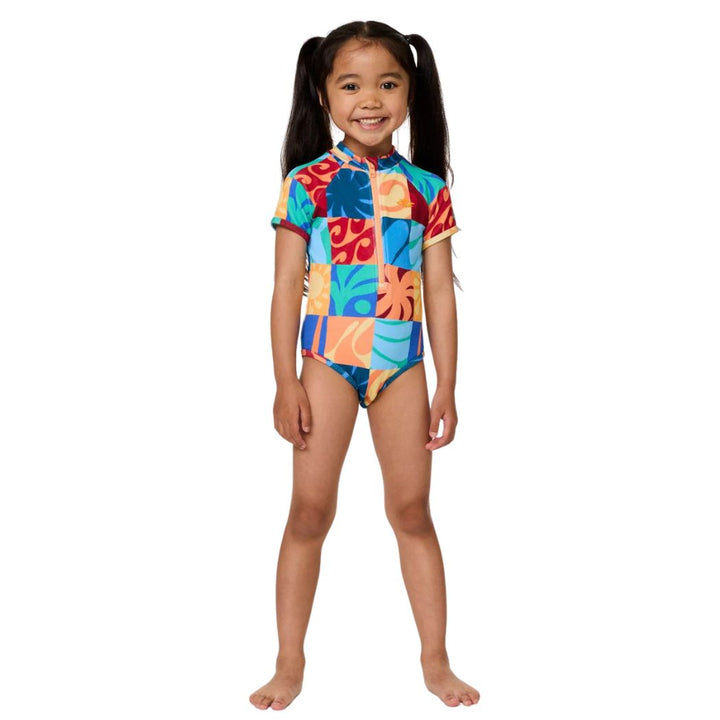 Rip Curl Girls Ty Williams Short Sleeve Surfsuit Multi