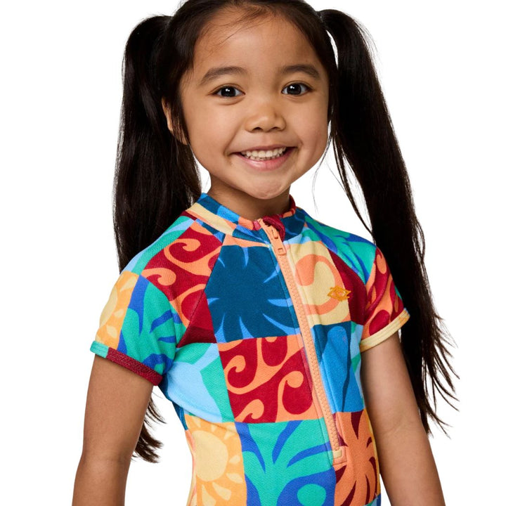 Rip Curl Girls Ty Williams Short Sleeve Surfsuit Multi