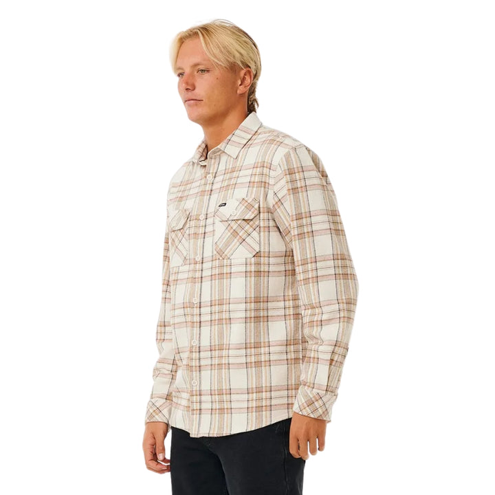 Rip Curl Griffin Flannel Shirt Bone
