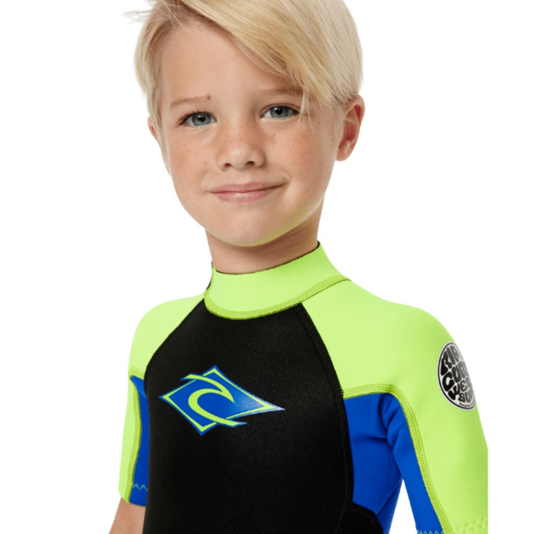 Rip Curl Groms Omega BZ Springsuit Lemon